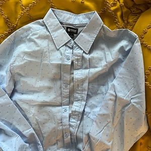 Light blue button down dress shirt